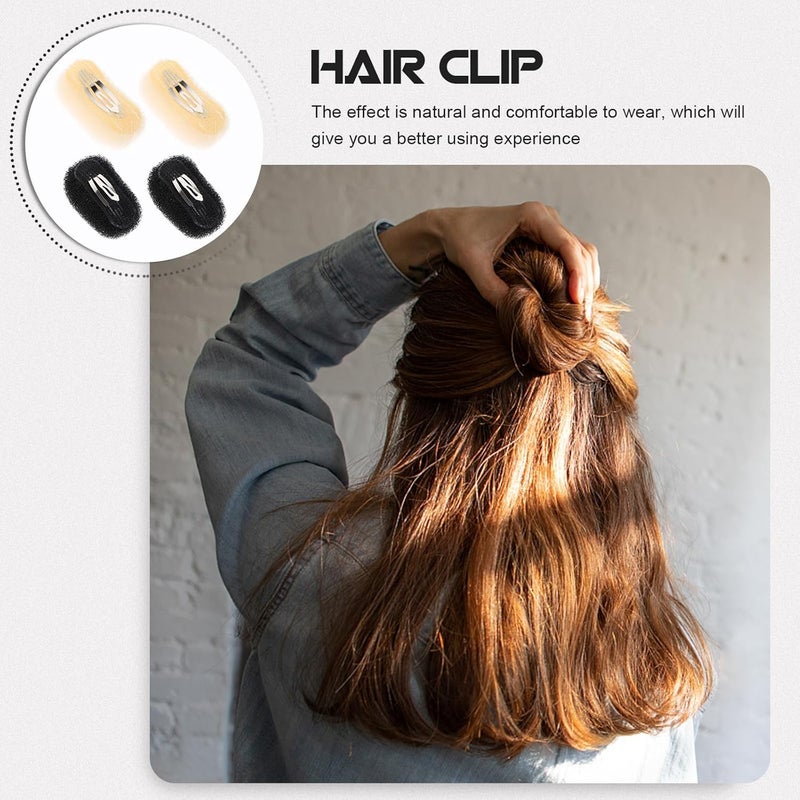 Cabilock 4pcs Hair Padding Clips for Volume and Height Mixed Colors Styling Accessories - Image 4
